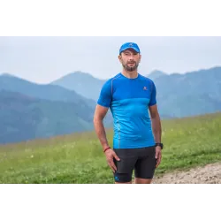 ULTRA TRAIL QUANTUM - MĘSKI T-SHIRT BLUE