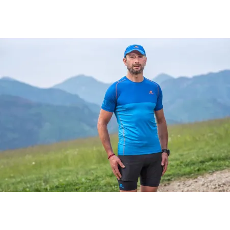 ULTRA TRAIL QUANTUM - MĘSKI T-SHIRT BLUE | attiq.net