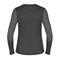 Męski Longsleeve Merino Denali - BLACK