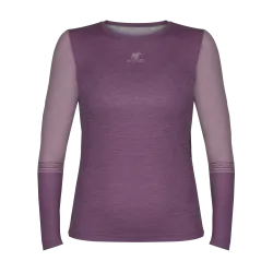 Damski Longsleeve Merino Denali - PURPLE