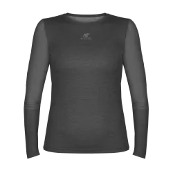 Damski Longsleeve Merino Denali - BLACK